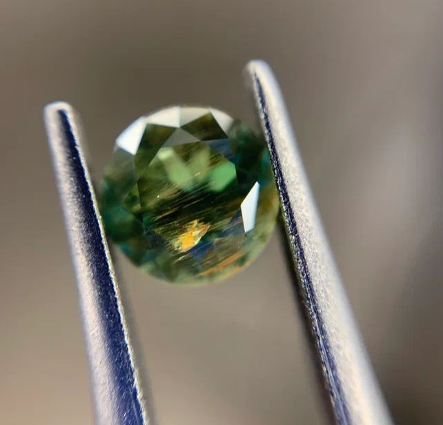 Faceted demantoid 0.55 ct