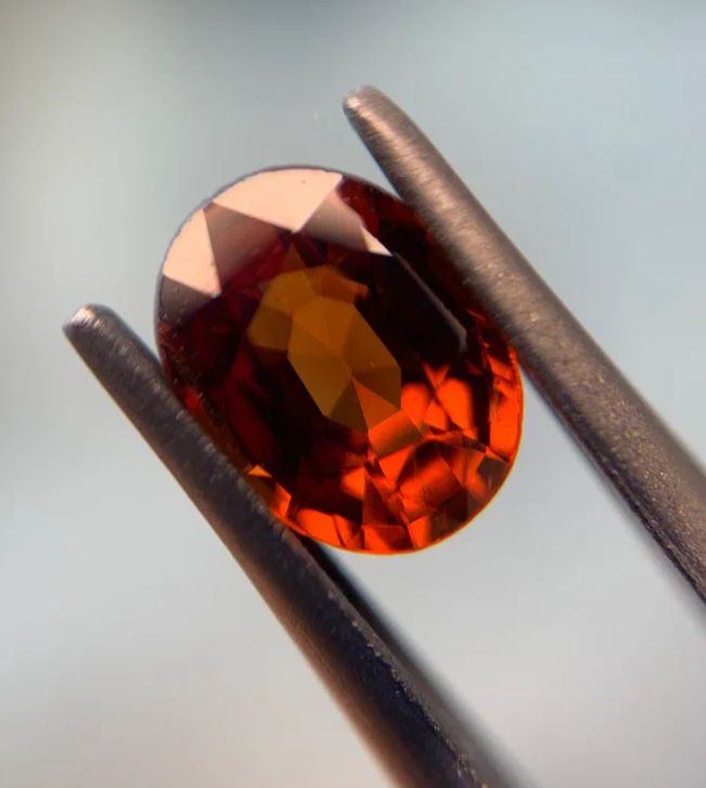 Mandarin spessartite garnet 0.785 ct