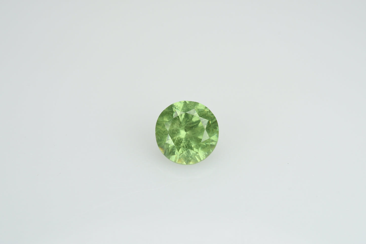 Faceted demantoid garnet 0.48 ct