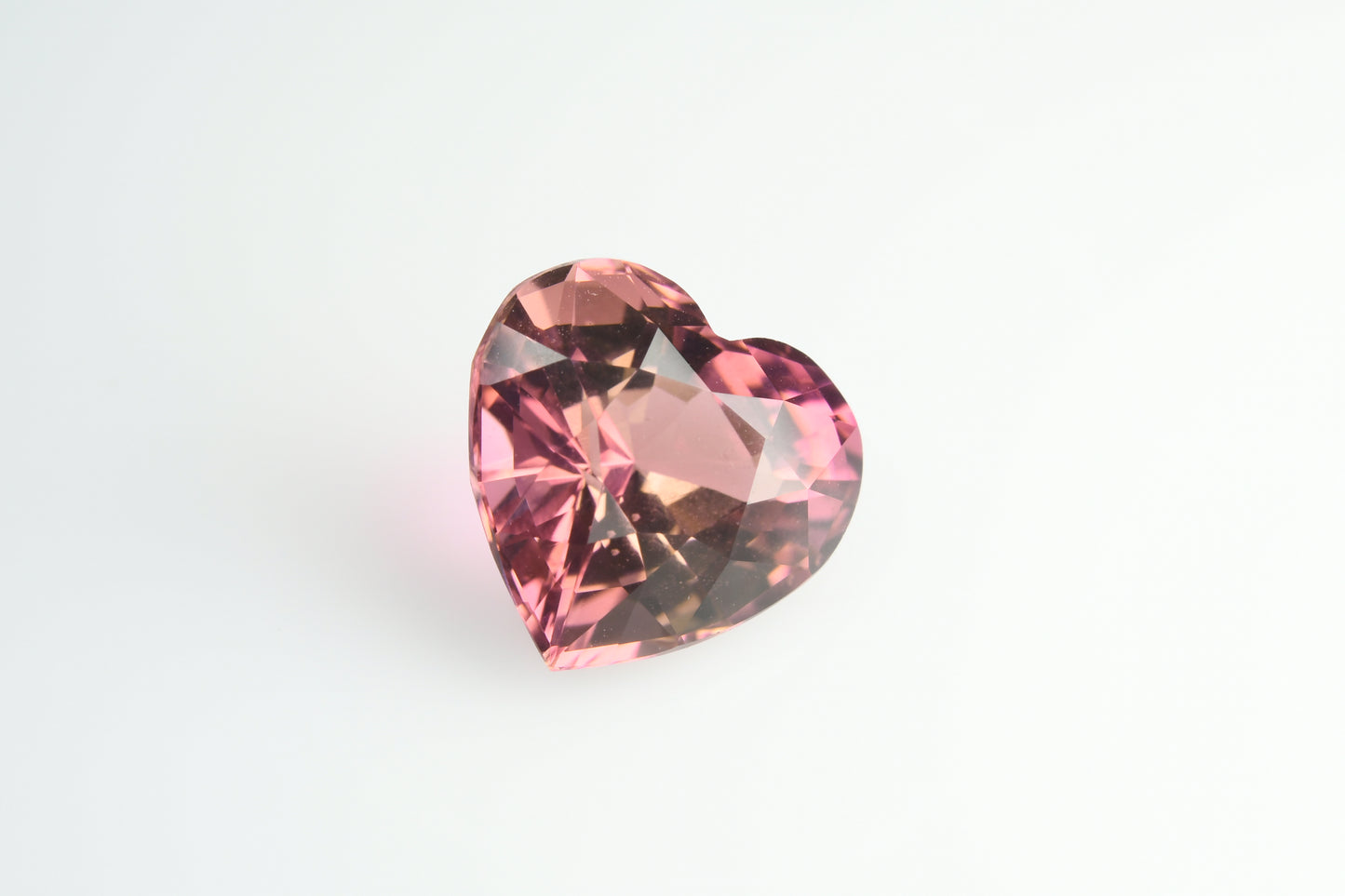 Pink tourmaline heart