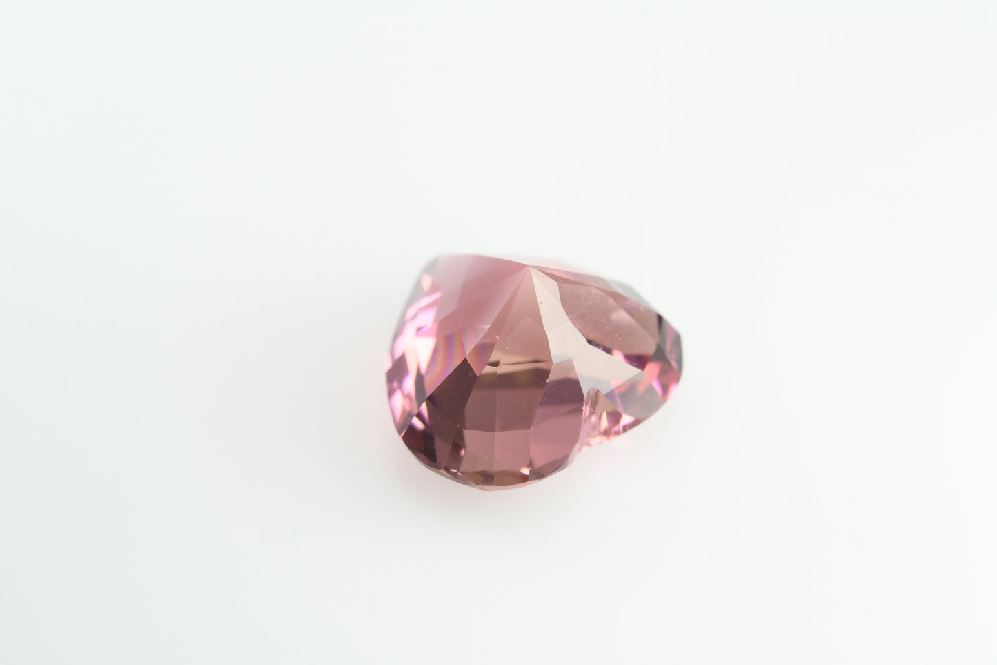 Pink tourmaline heart