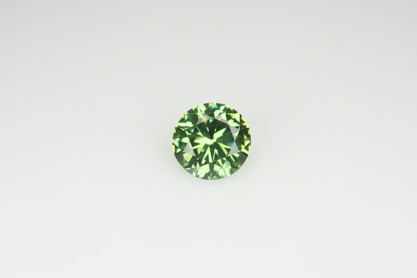 Faceted demantoid 0.59 ct