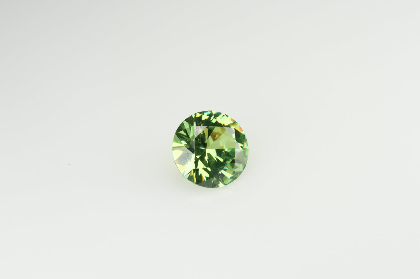 Faceted demantoid 0.59 ct