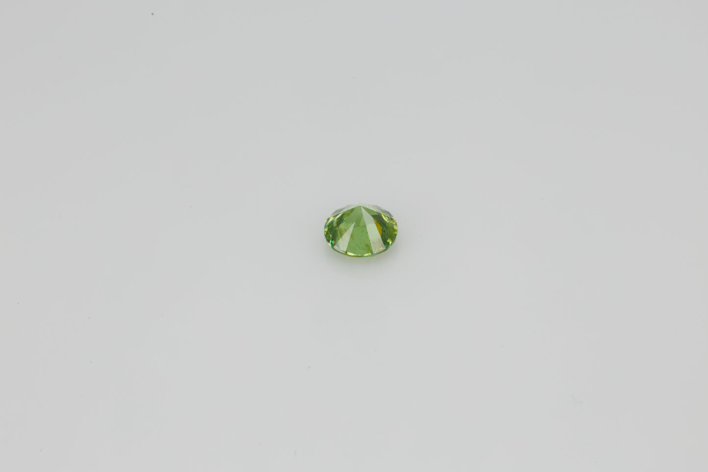 Faceted demantoid garnet 0.51 ct