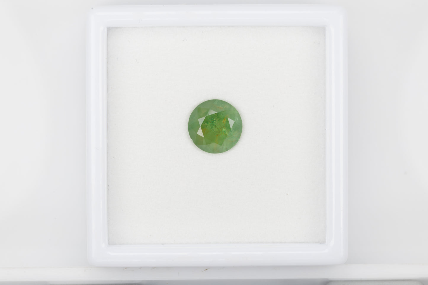 Collectible faceted demantoid garnet, 2.145 ct