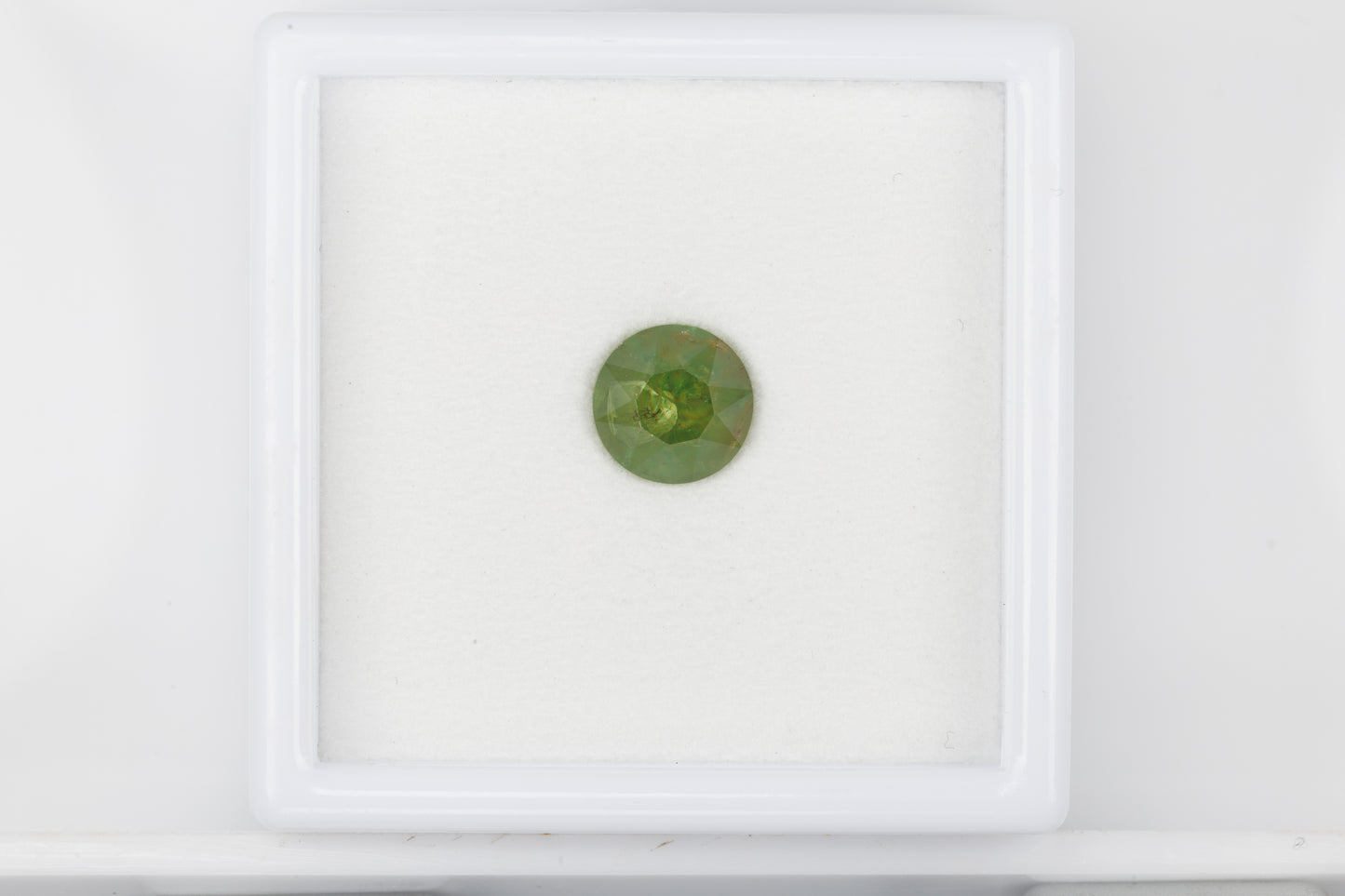Collectible faceted demantoid garnet, 2.245 ct
