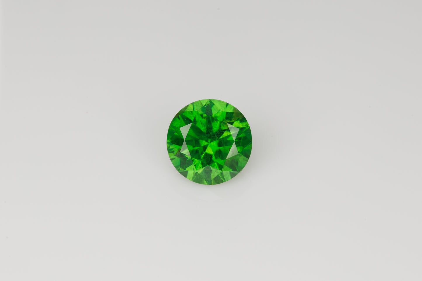 Certified 1.19 cts vivid green demantoid garnet