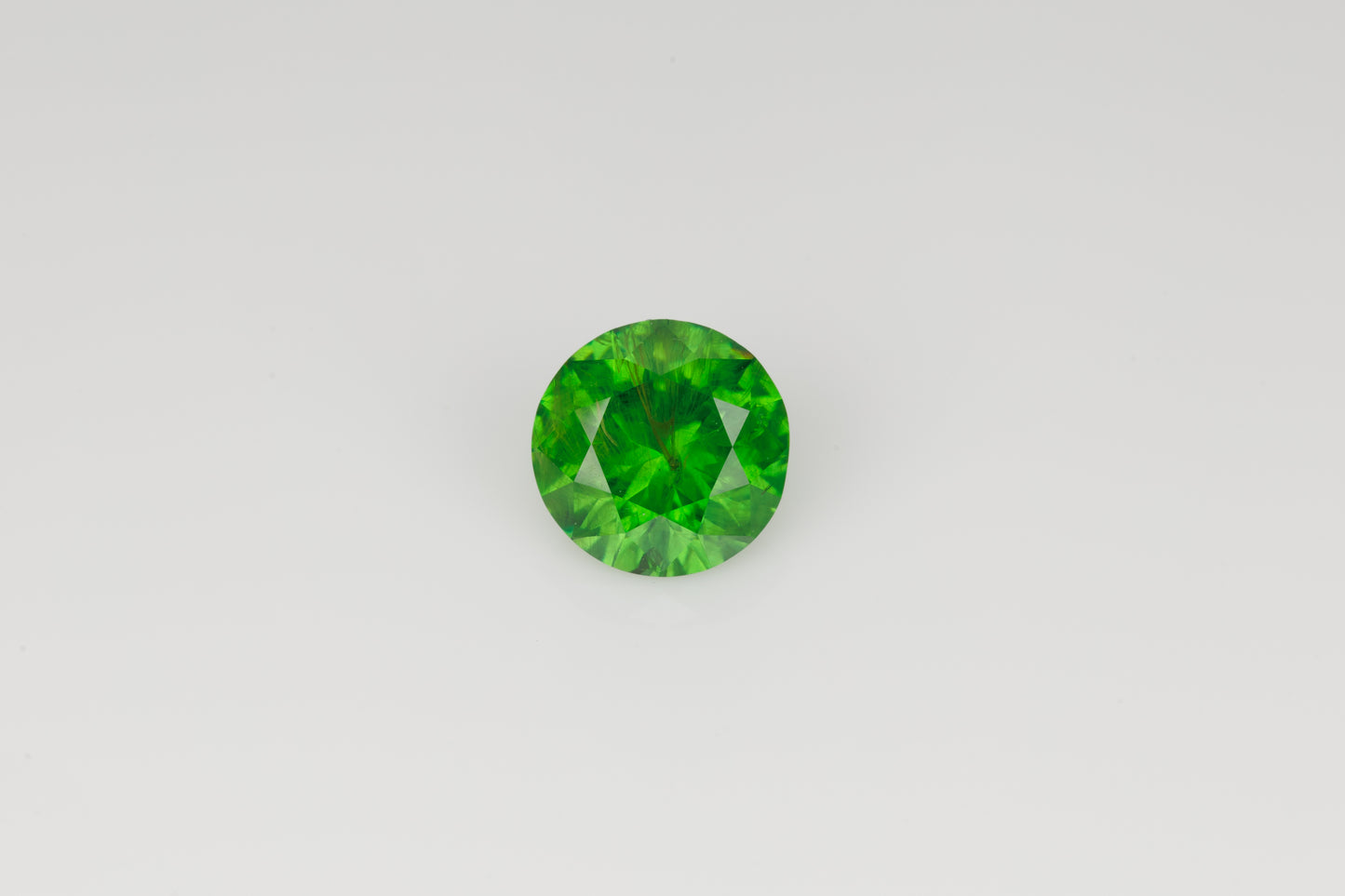 1.27 cts Certified vivid green demantoid garnet