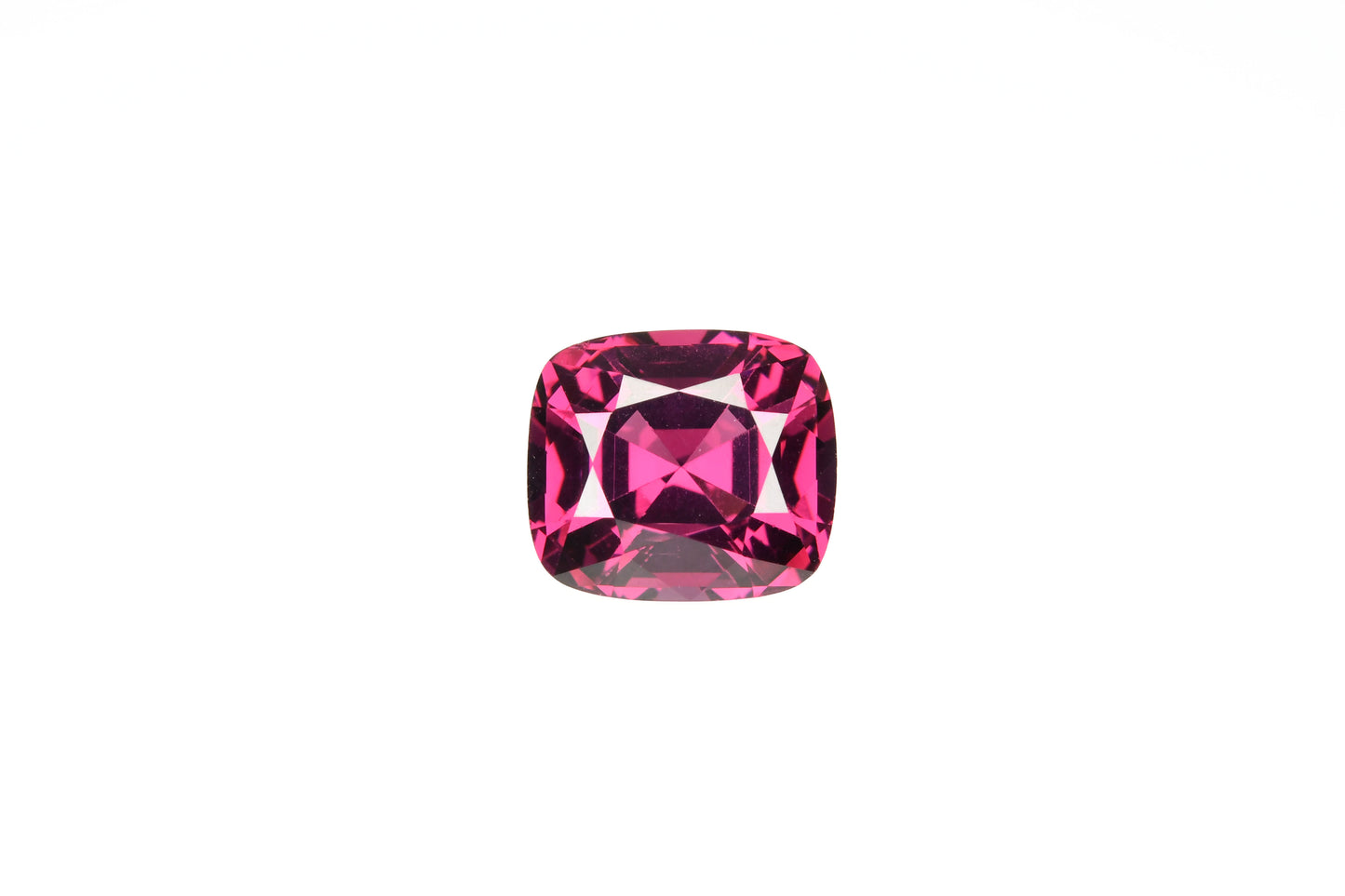 Spectacular reddish-pink faceted garnet 3.65 ct