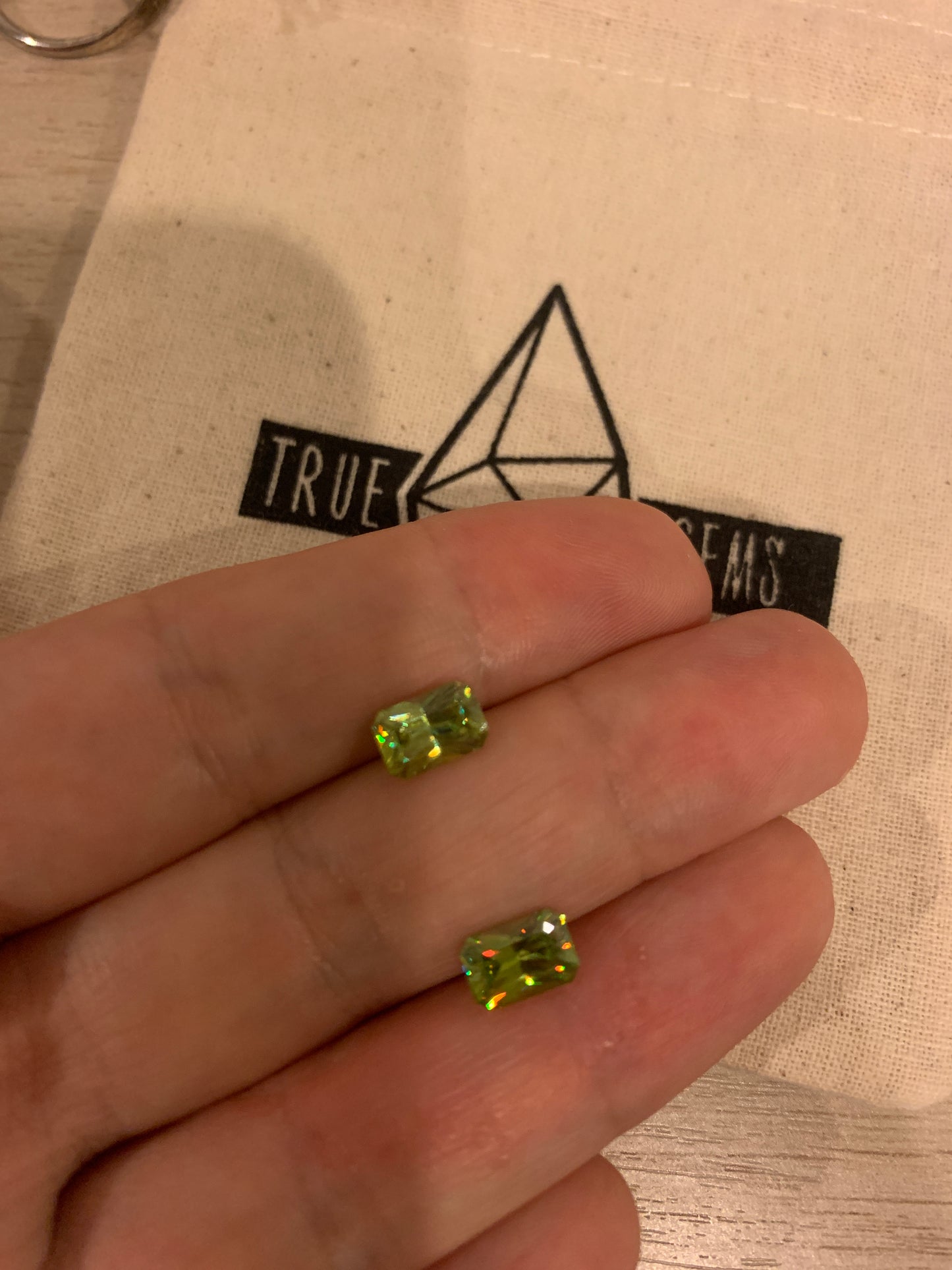 2.59 cts Excellent faceted sphene pair