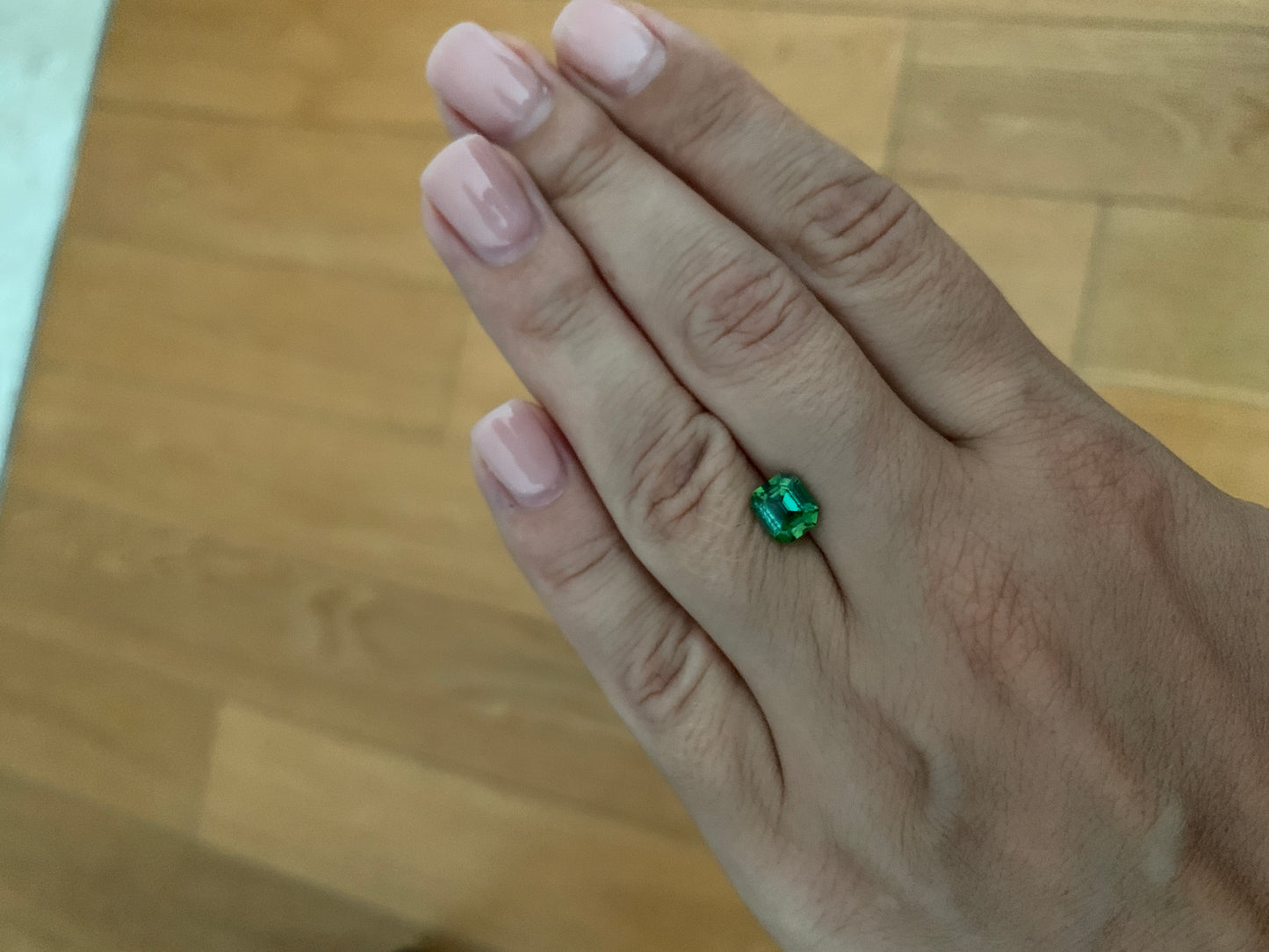 1.47cts Vivid Green faceted tourmaline