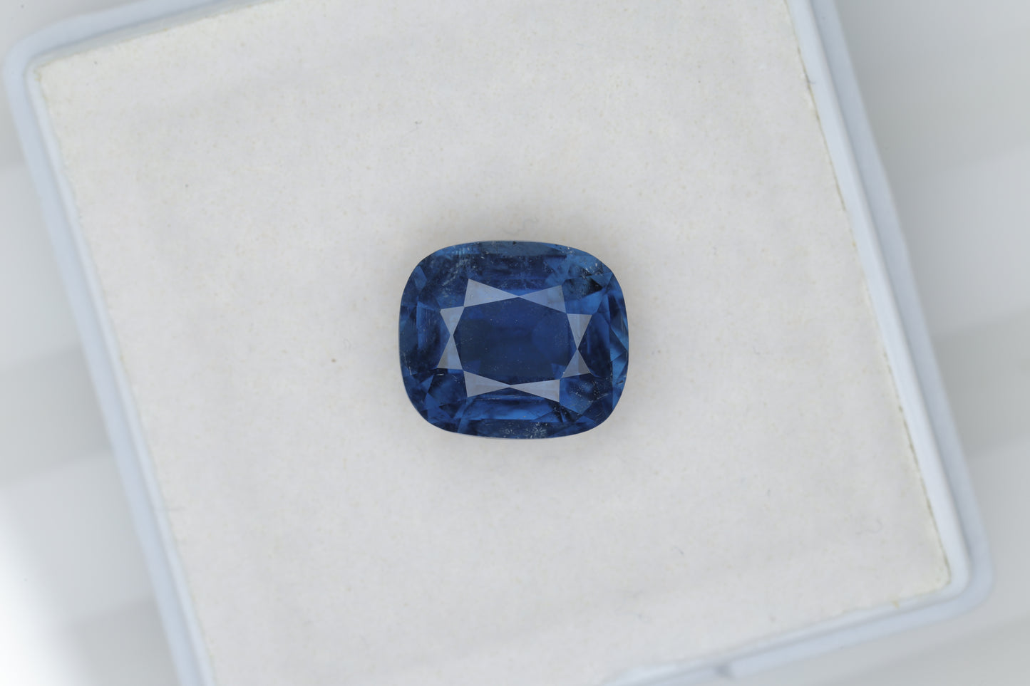 2.03 cts, Inky blue faceted tourmaline from Afghanistan, rare color