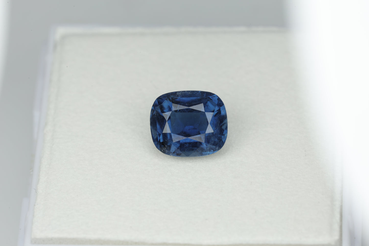 2.03 cts, Inky blue faceted tourmaline from Afghanistan, rare color
