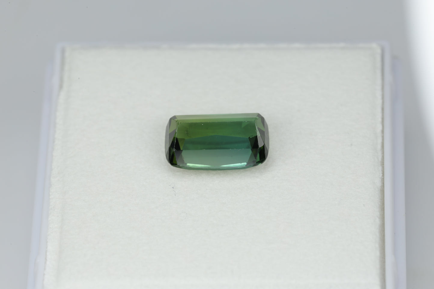 2.78 cts, Faceted green tourmaline from Afghanistan, open color