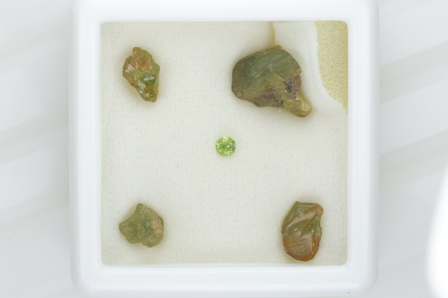 Collectible Russian demantoid set