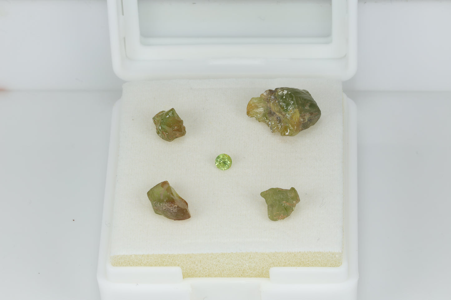 Collectible Russian demantoid set