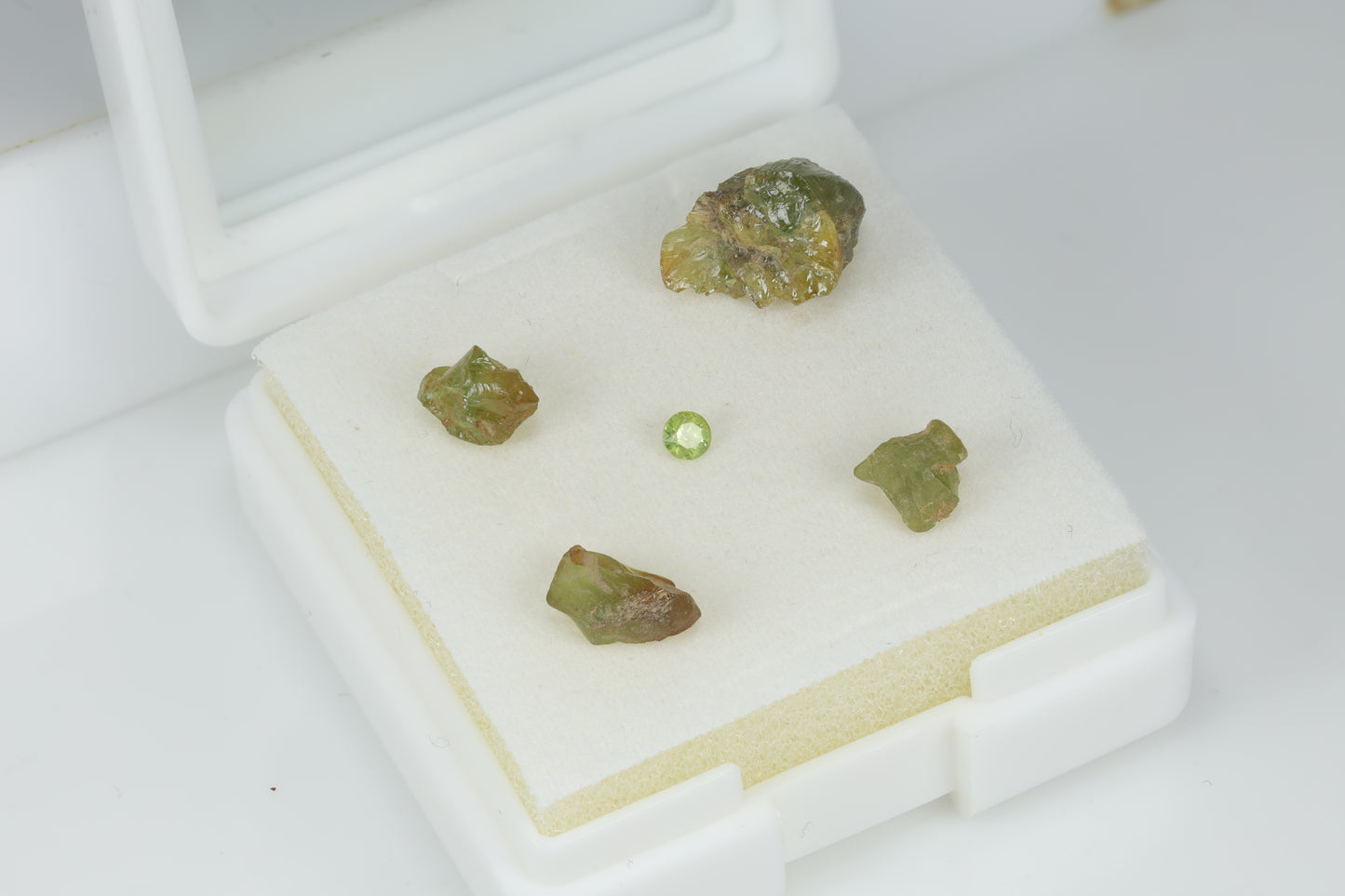 Collectible Russian demantoid set