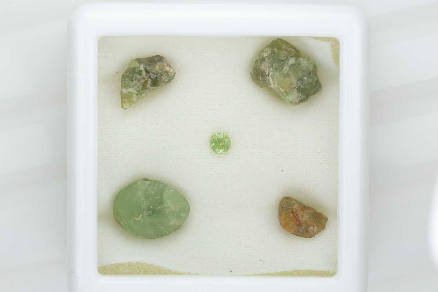 Collectible Russian demantoid set