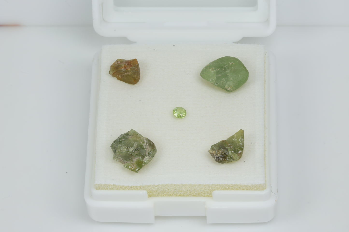 Collectible Russian demantoid set