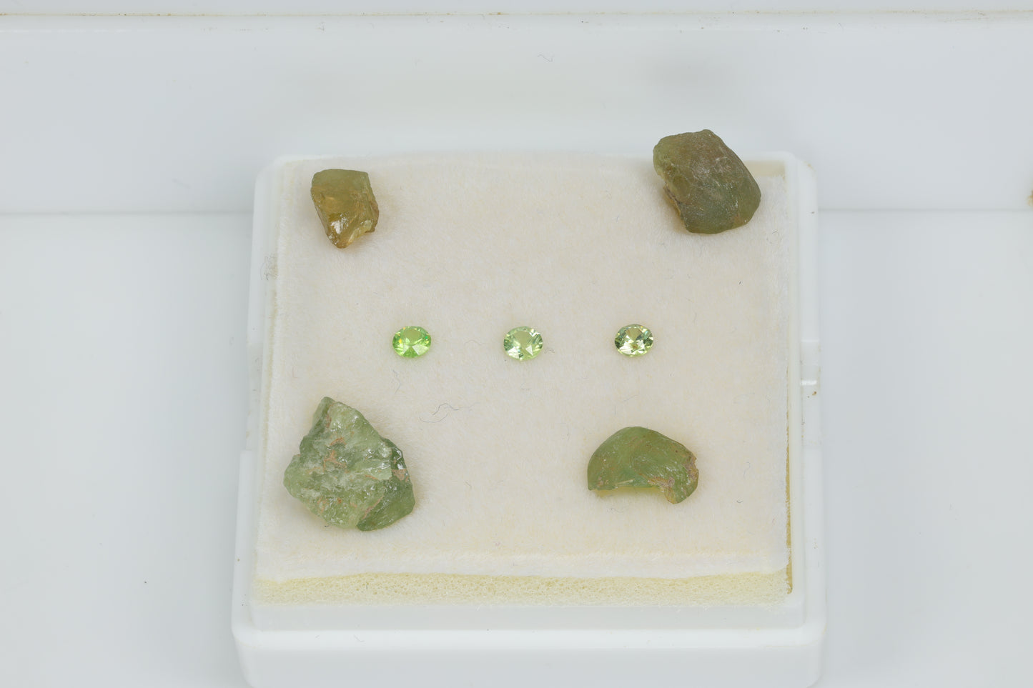 Collectible Russian demantoid set