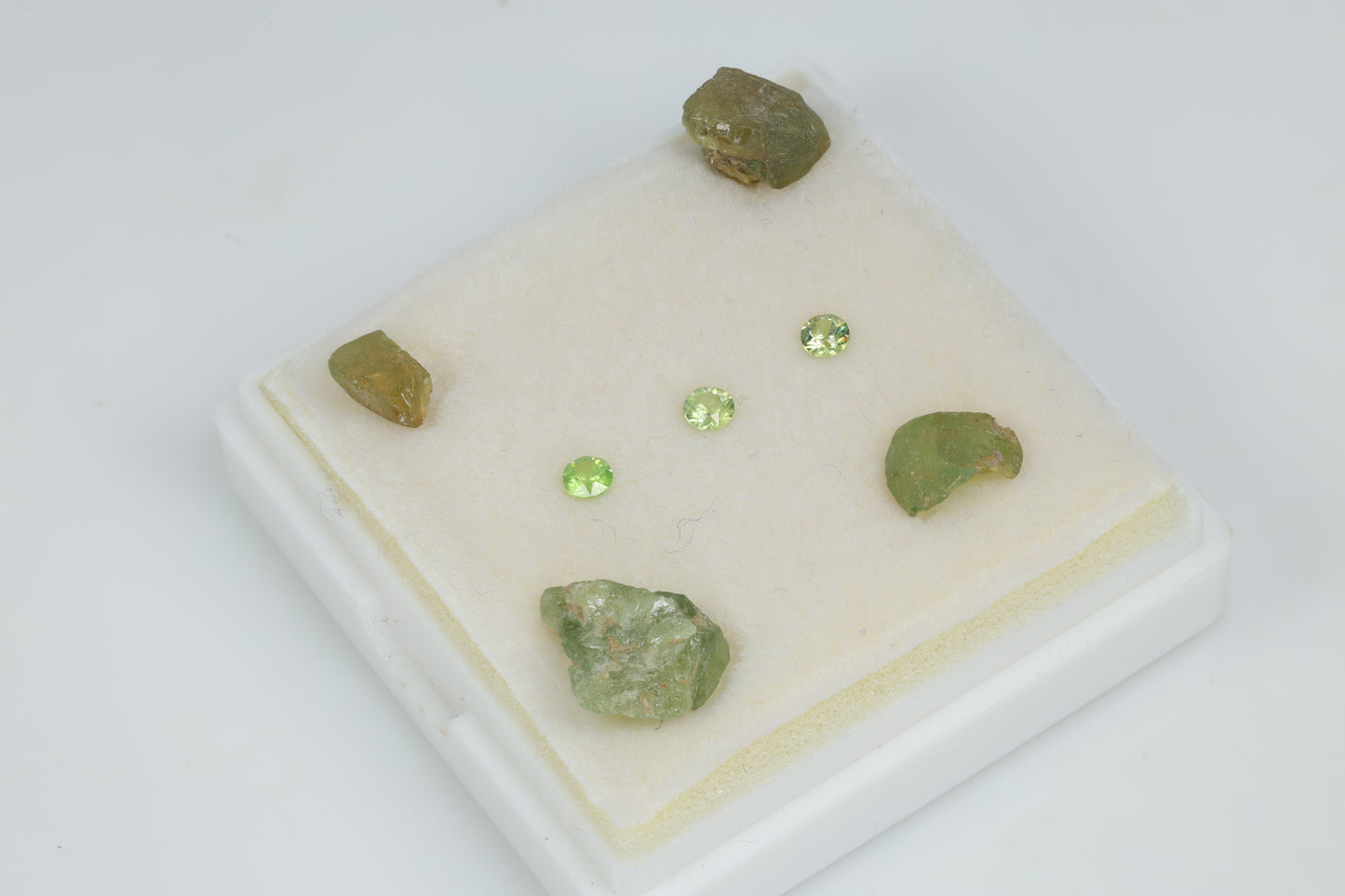 Collectible Russian demantoid set