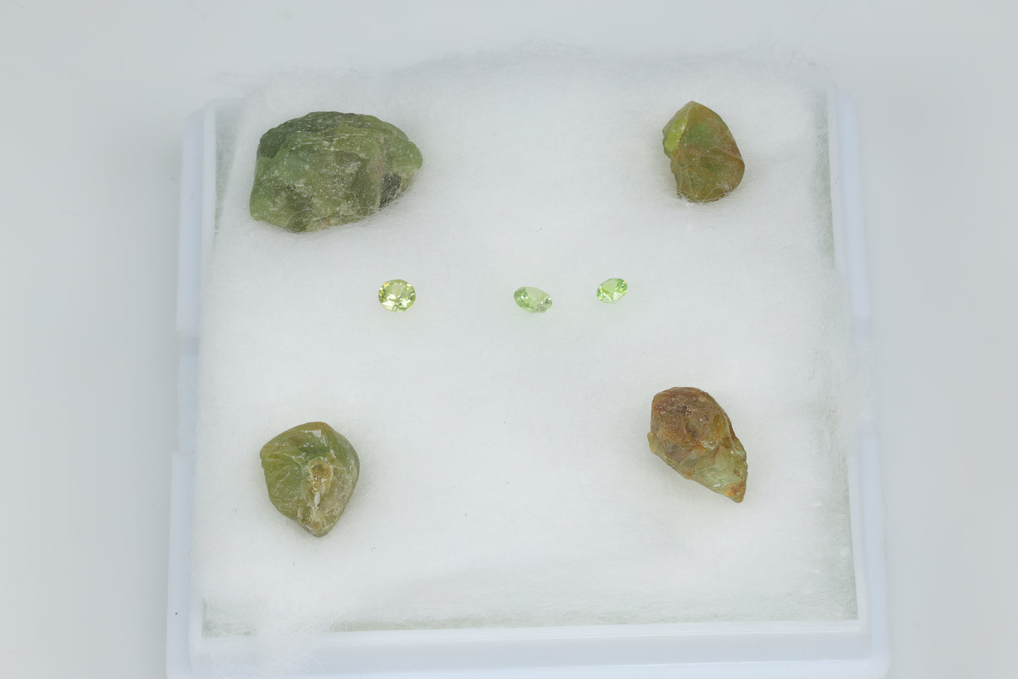 Collectible Russian demantoid set