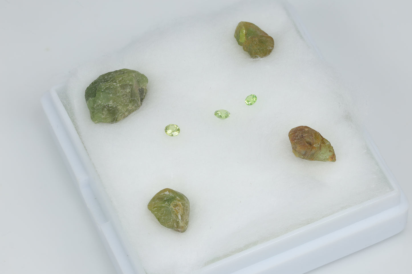 Collectible Russian demantoid set