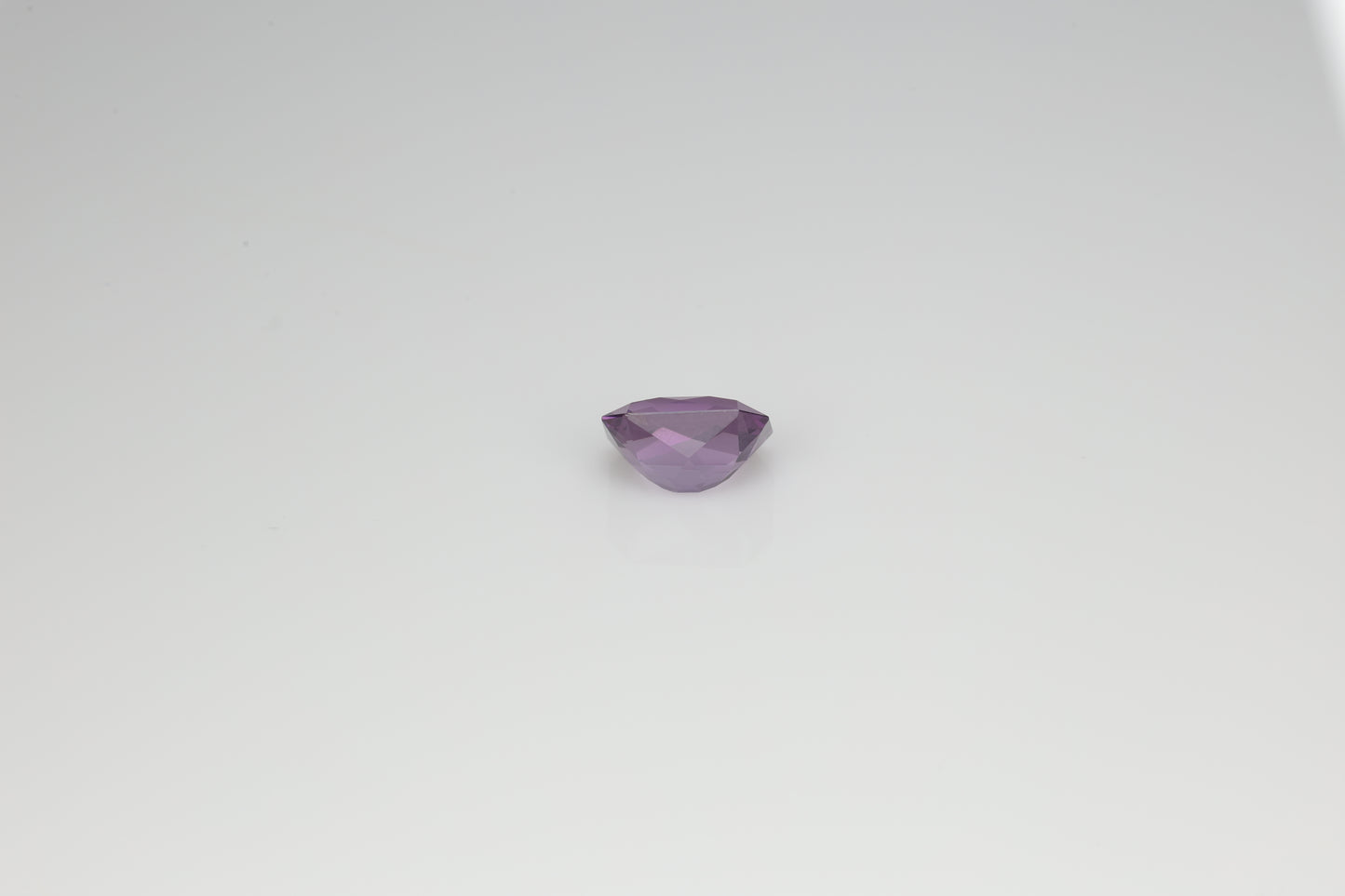 Faceted purple spinel top cut, 1.55 cts