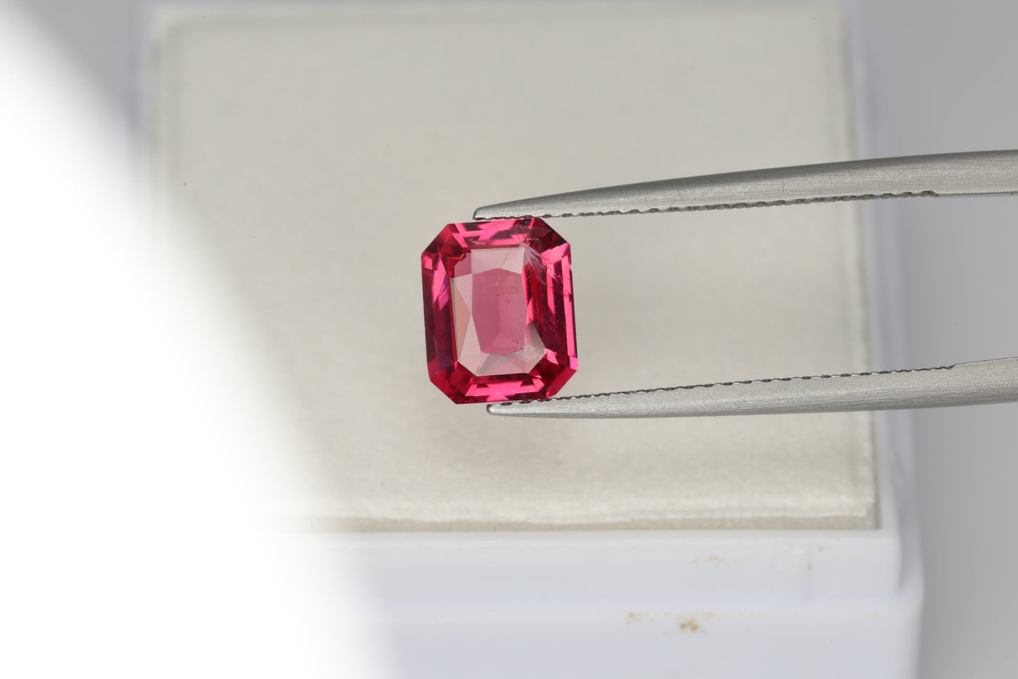 1.62 cts Faceted vivid pink spinel