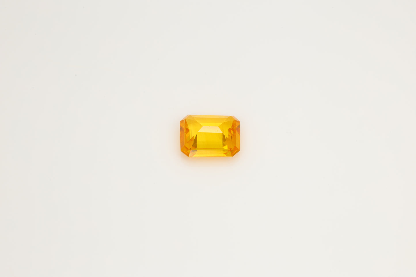 2.05 cts Faceted yellow sapphire