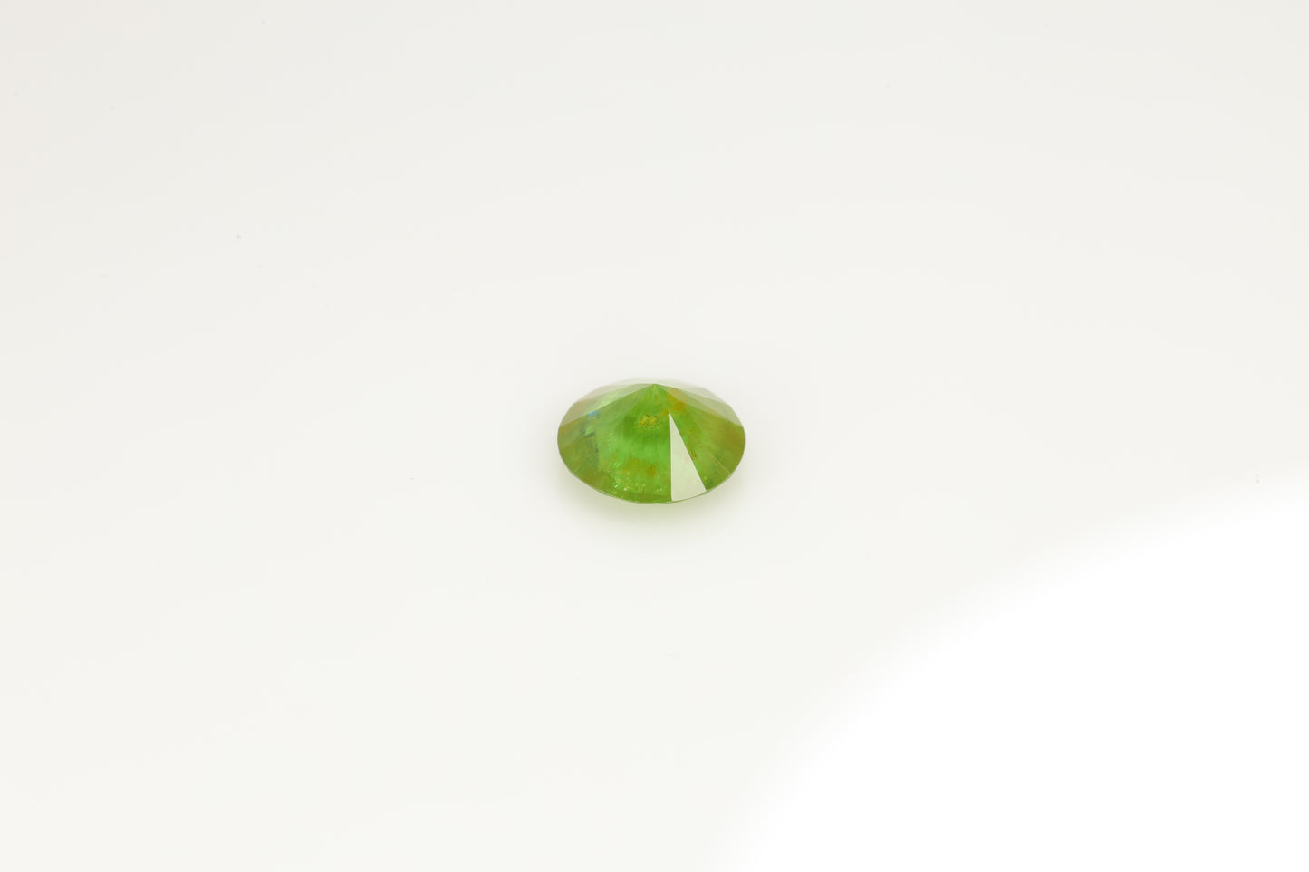 1.95 cts Faceted Vivid green Russian demantoid garnet