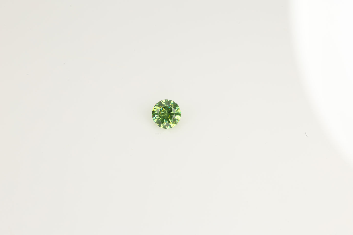 0.24 ct Faceted Russian demantoid garnet