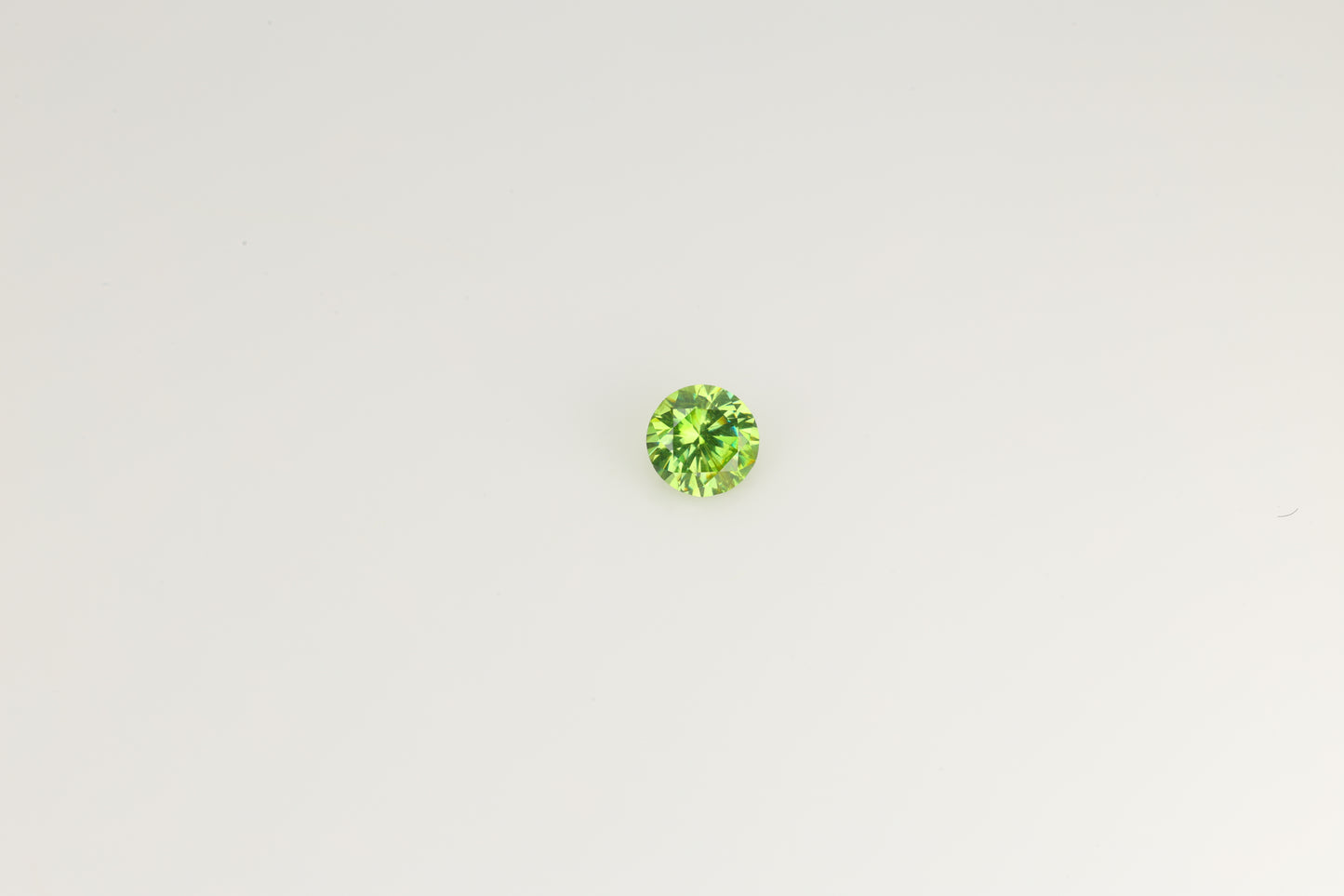 0.24 ct Faceted Russian demantoid garnet
