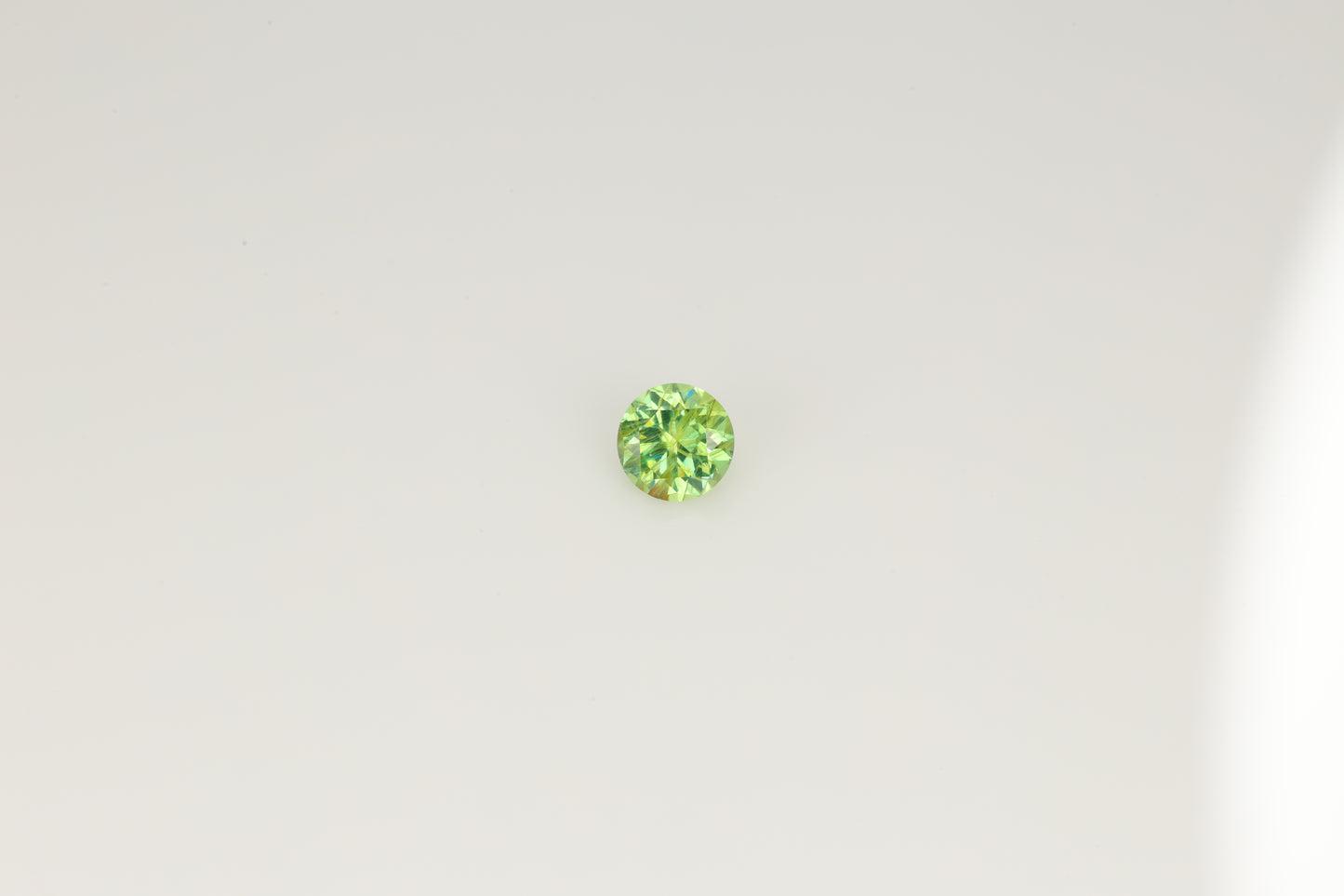 0.32 ct Faceted Russian demantoid garnet