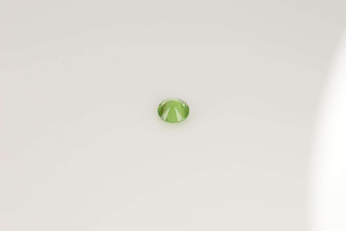 0.37 ct Faceted Russian demantoid garnet