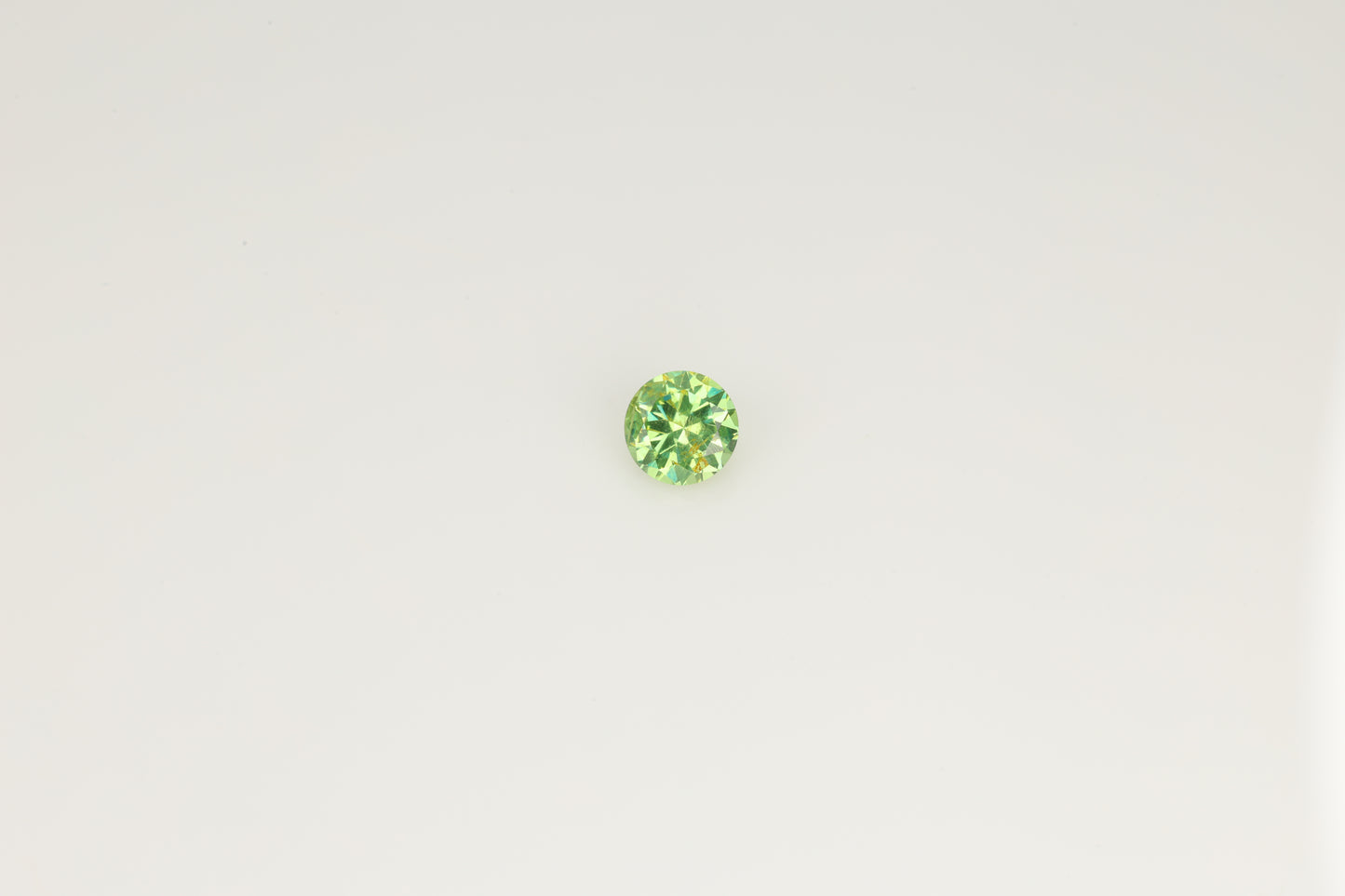 0.27 ct Faceted Russian demantoid garnet