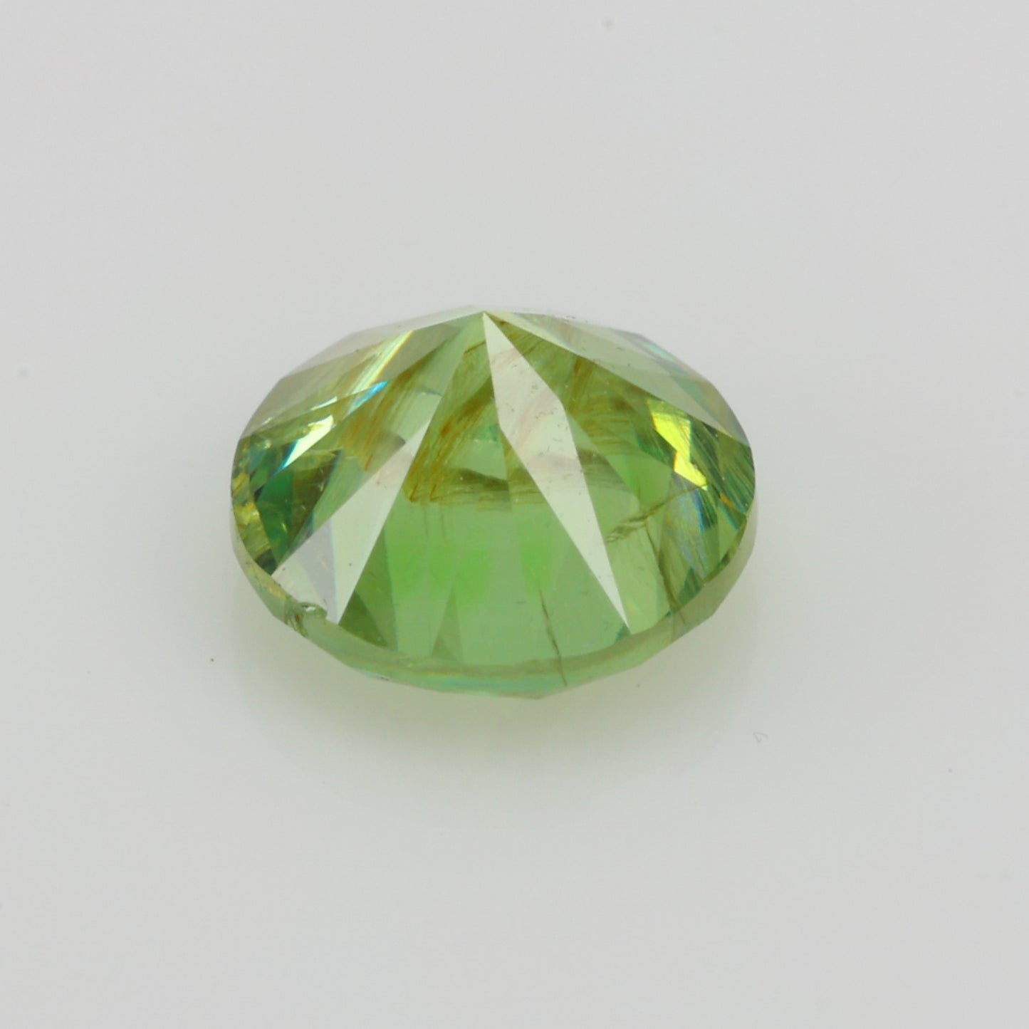 0.48 ct, Faceted Russian demantoid garnet