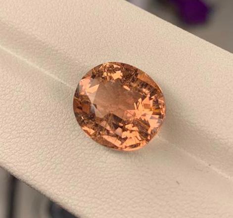 Peach color tourmaline 8,4 ct