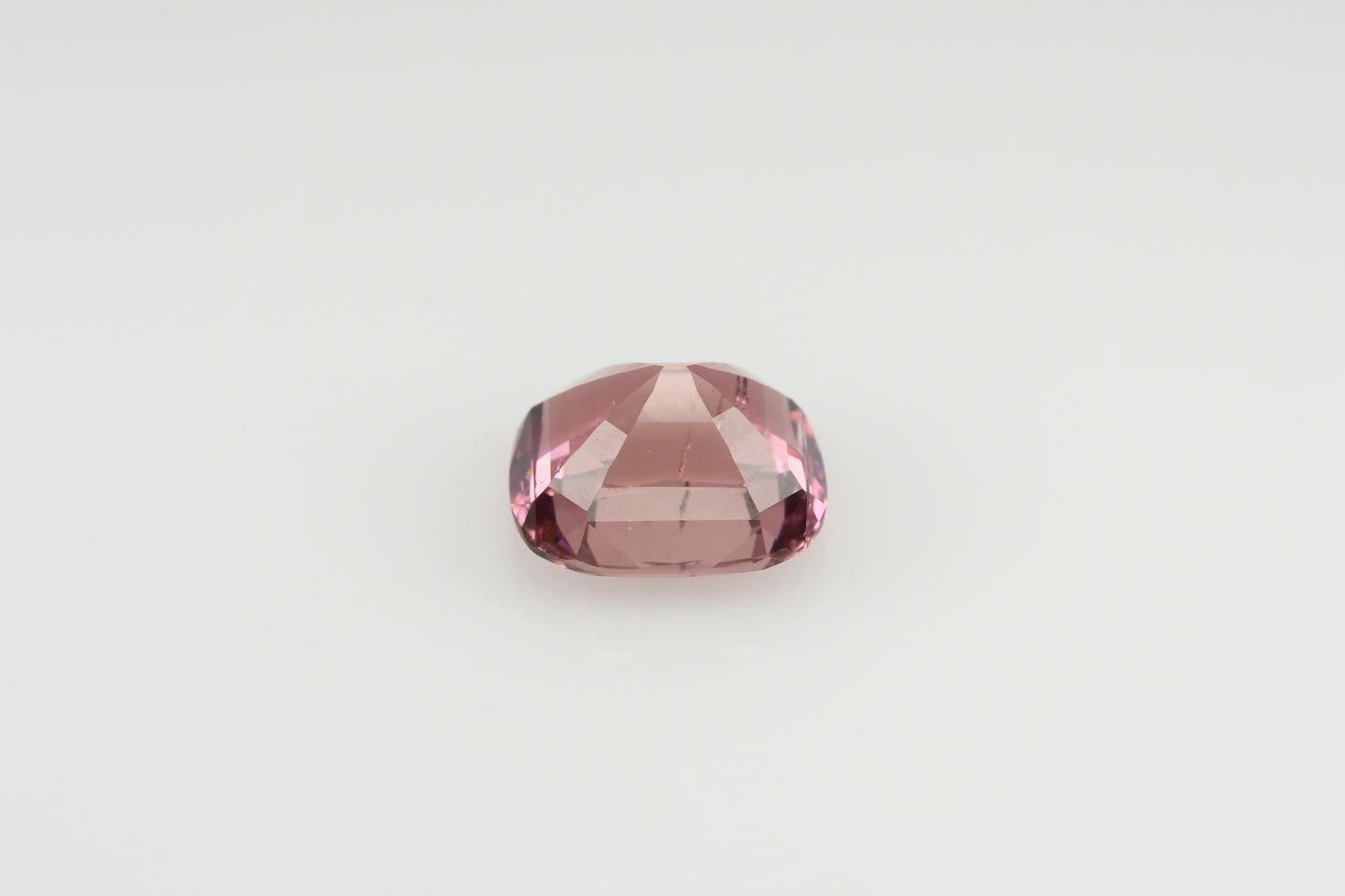 Faceted orange pink tourmaline 3.1 ct