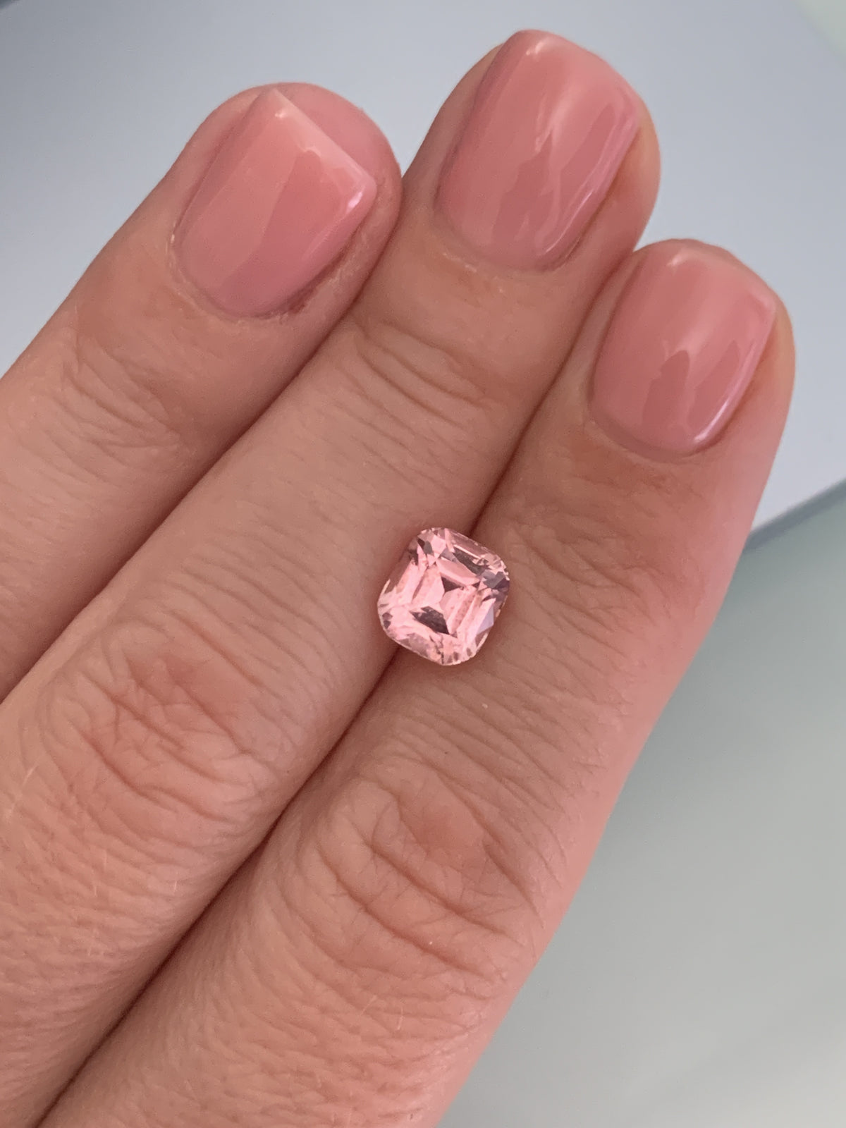 2.42 cts, Faceted pink tourmaline