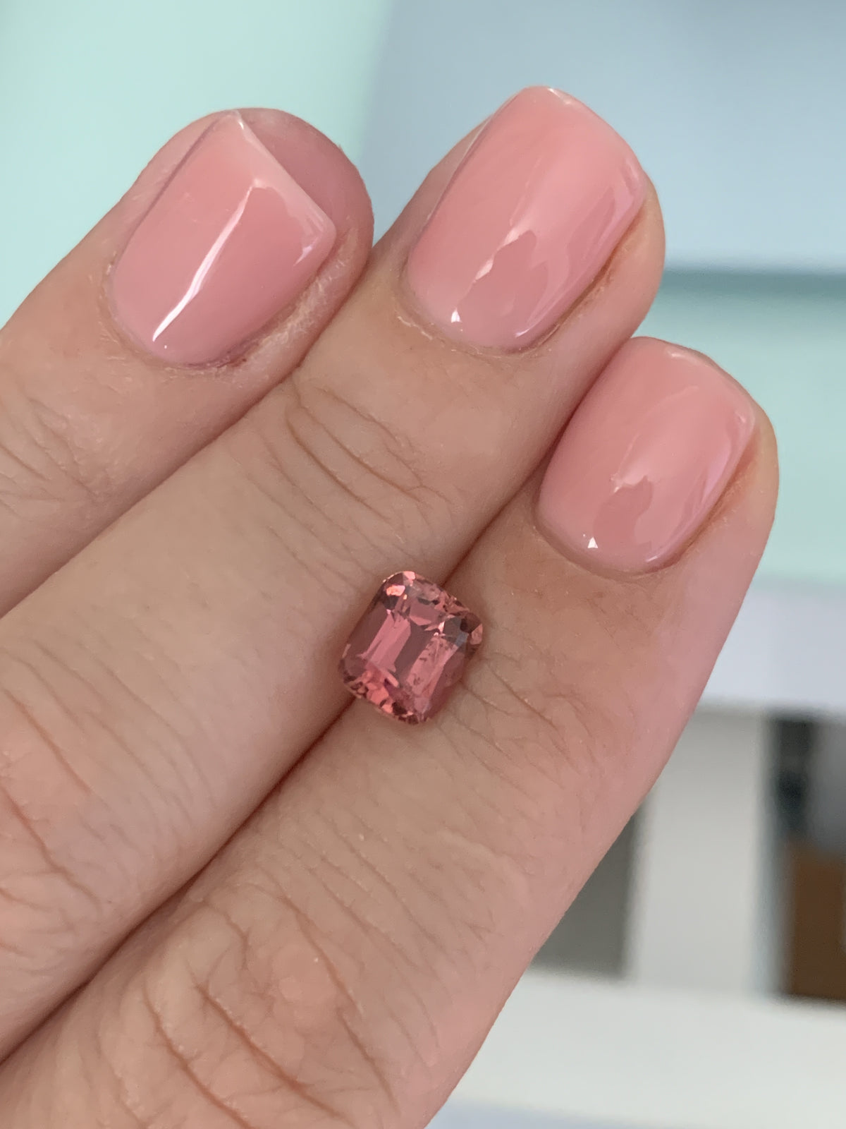 1.7 cts, Raspberry pink faceted tourmaline