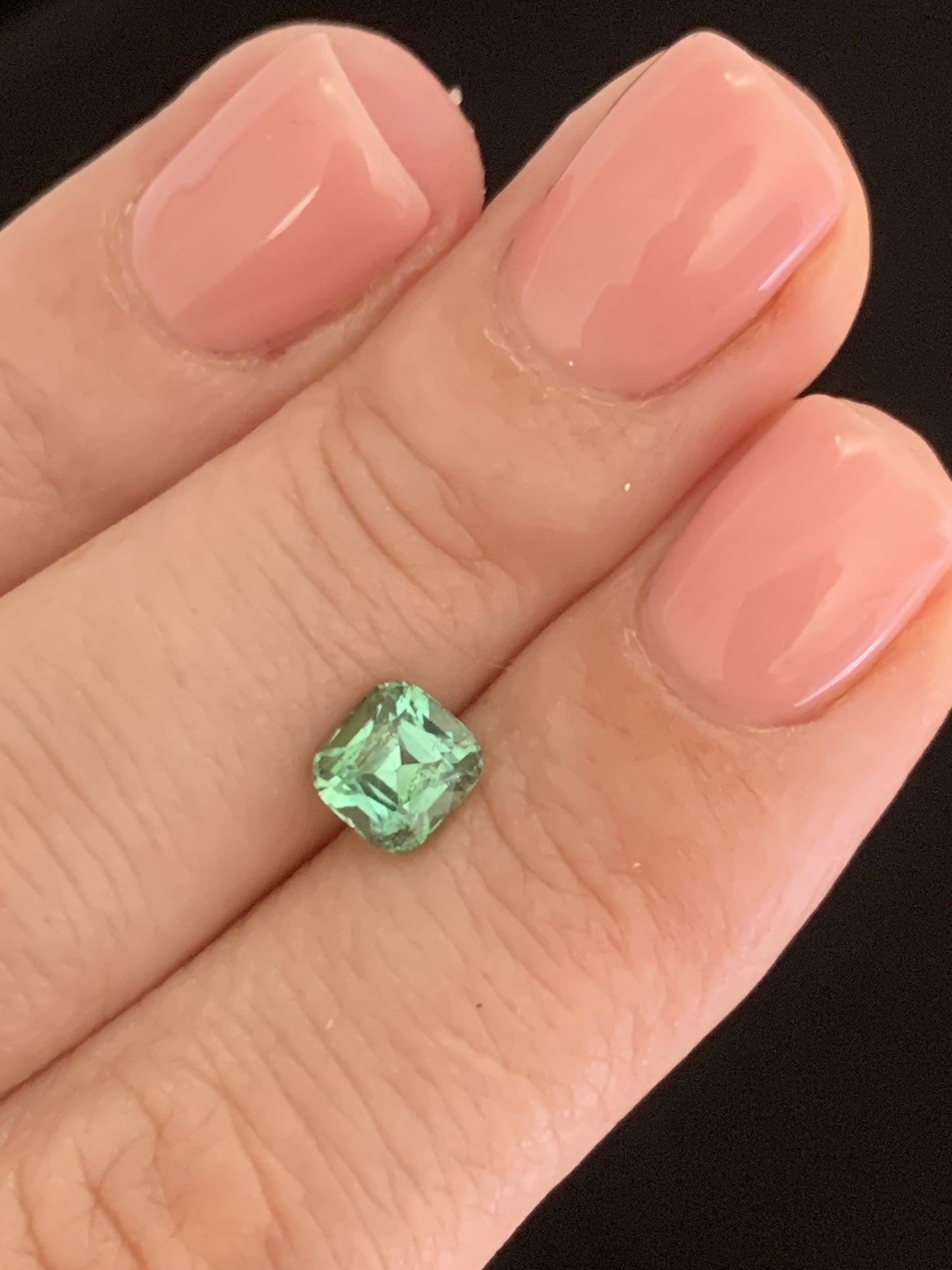 1.2 ct, Faceted mint green tourmaline