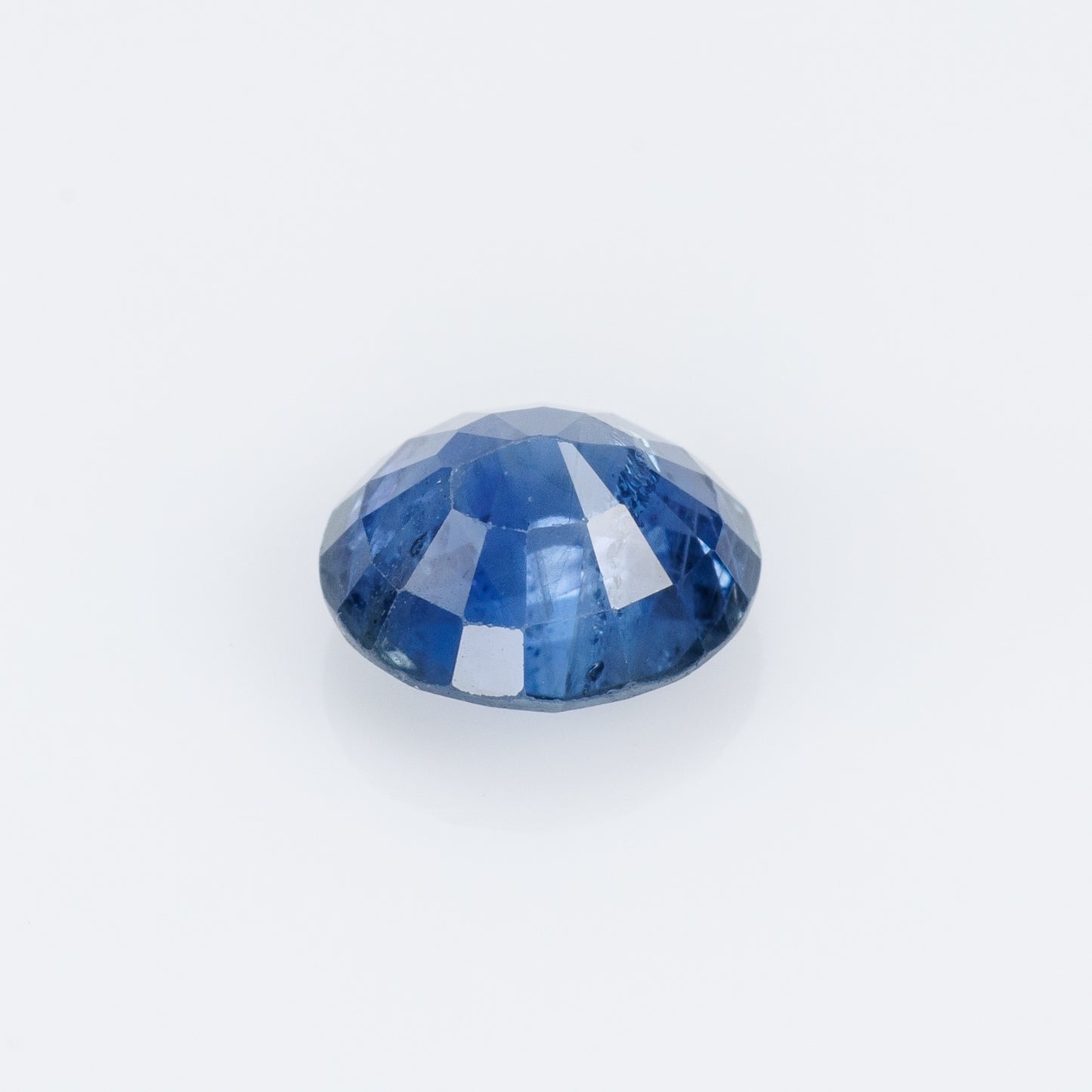 1.36 carat, Faceted oval blue sapphire