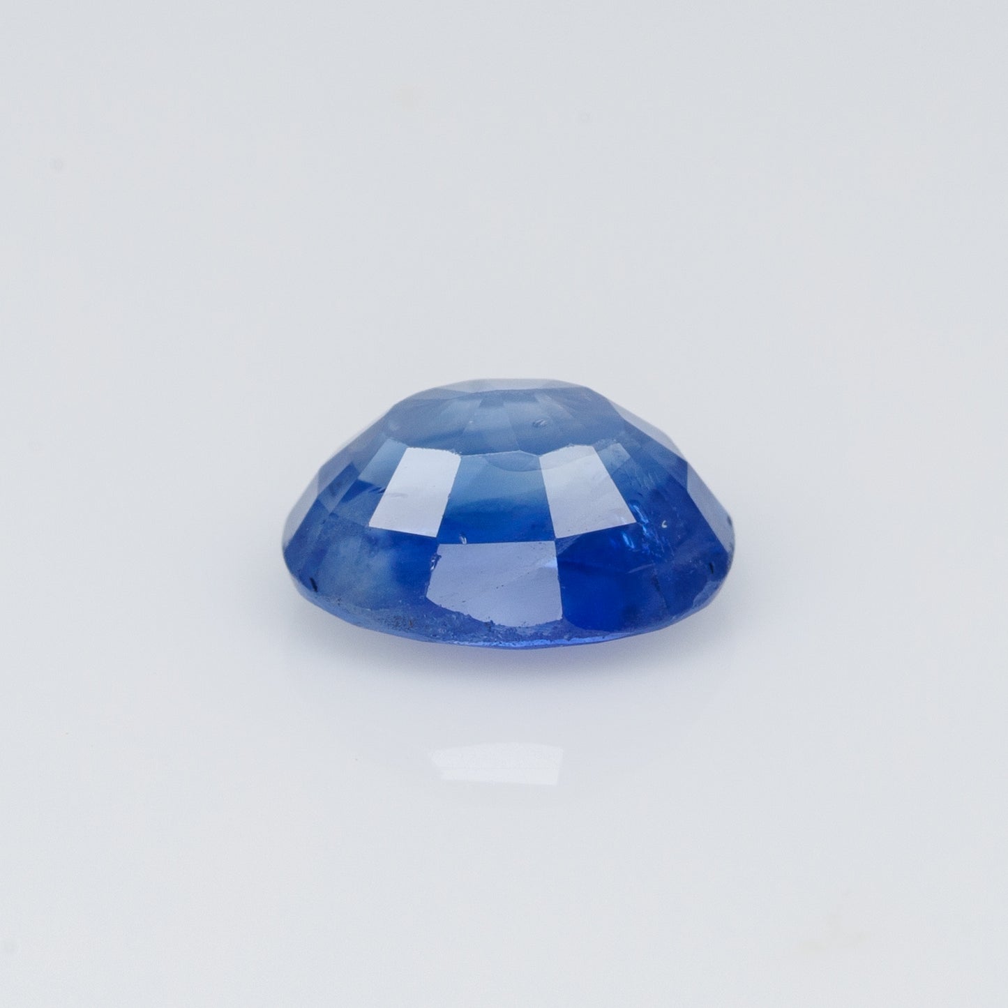 1.22 carat, Faceted oval blue sapphire