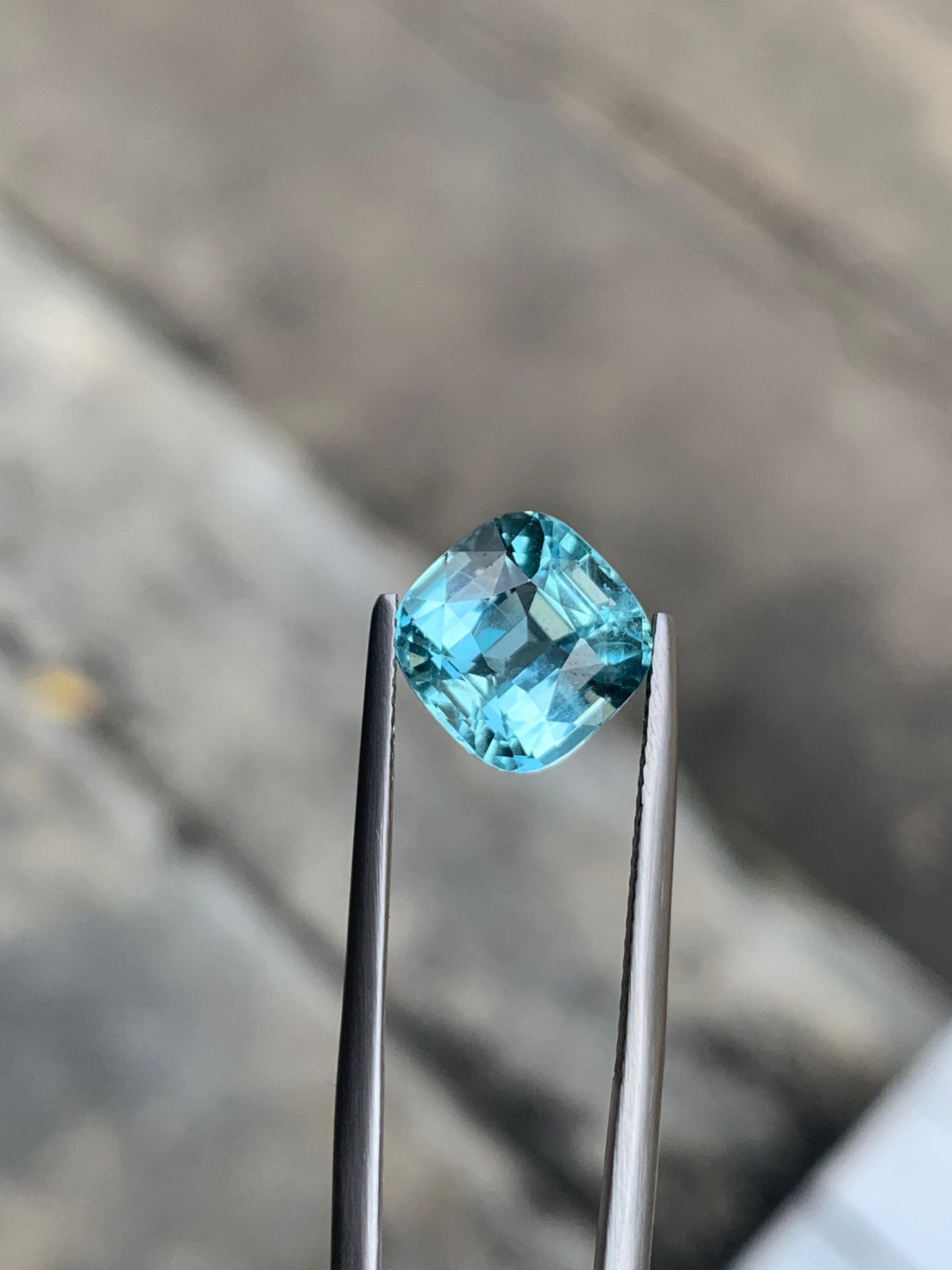 Faceted aquamarine 4.78 ct