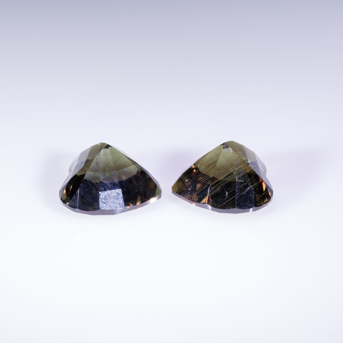 1.82 CTs, Faceted color change garnet pair