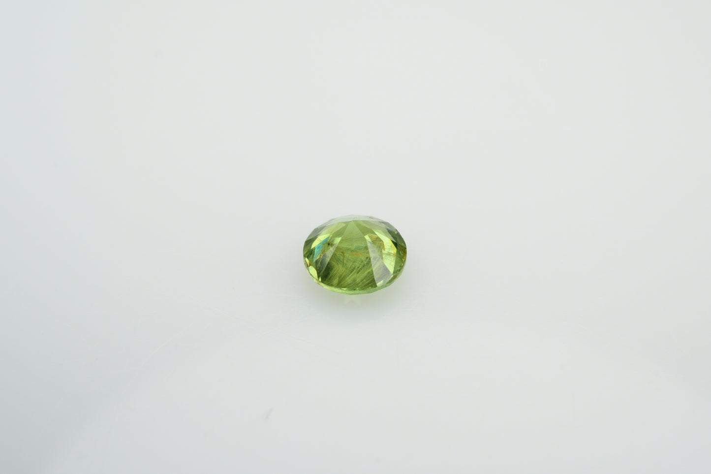 Faceted demantoid garnet 0.46 ct