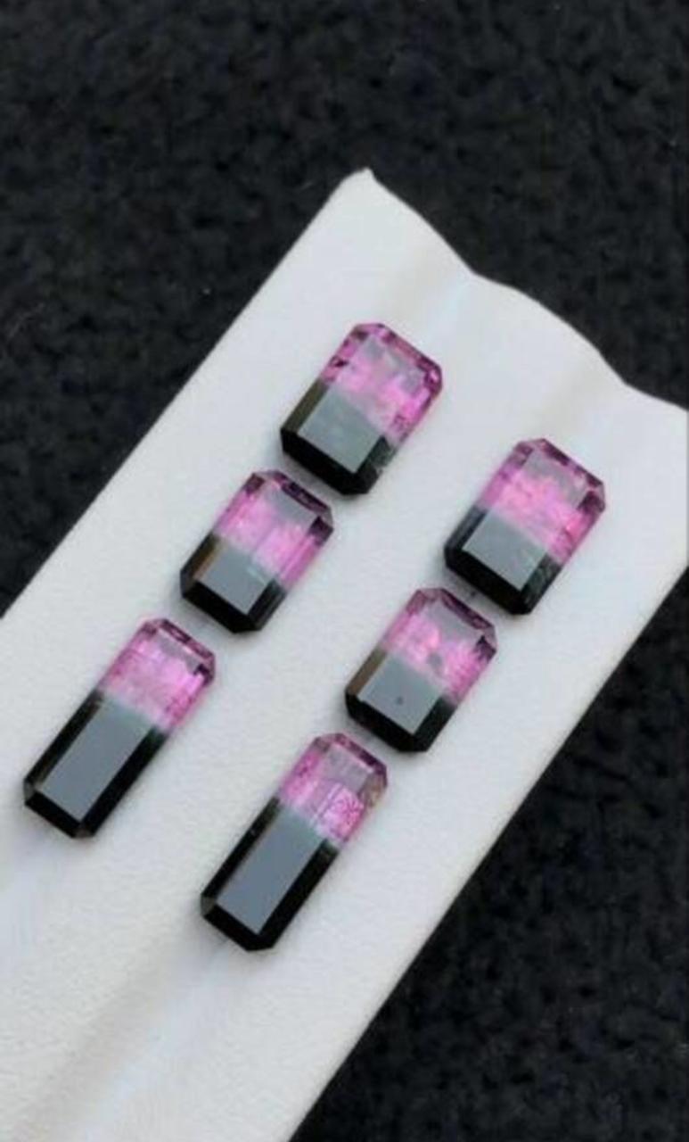 Color tourmaline set total 20 ct