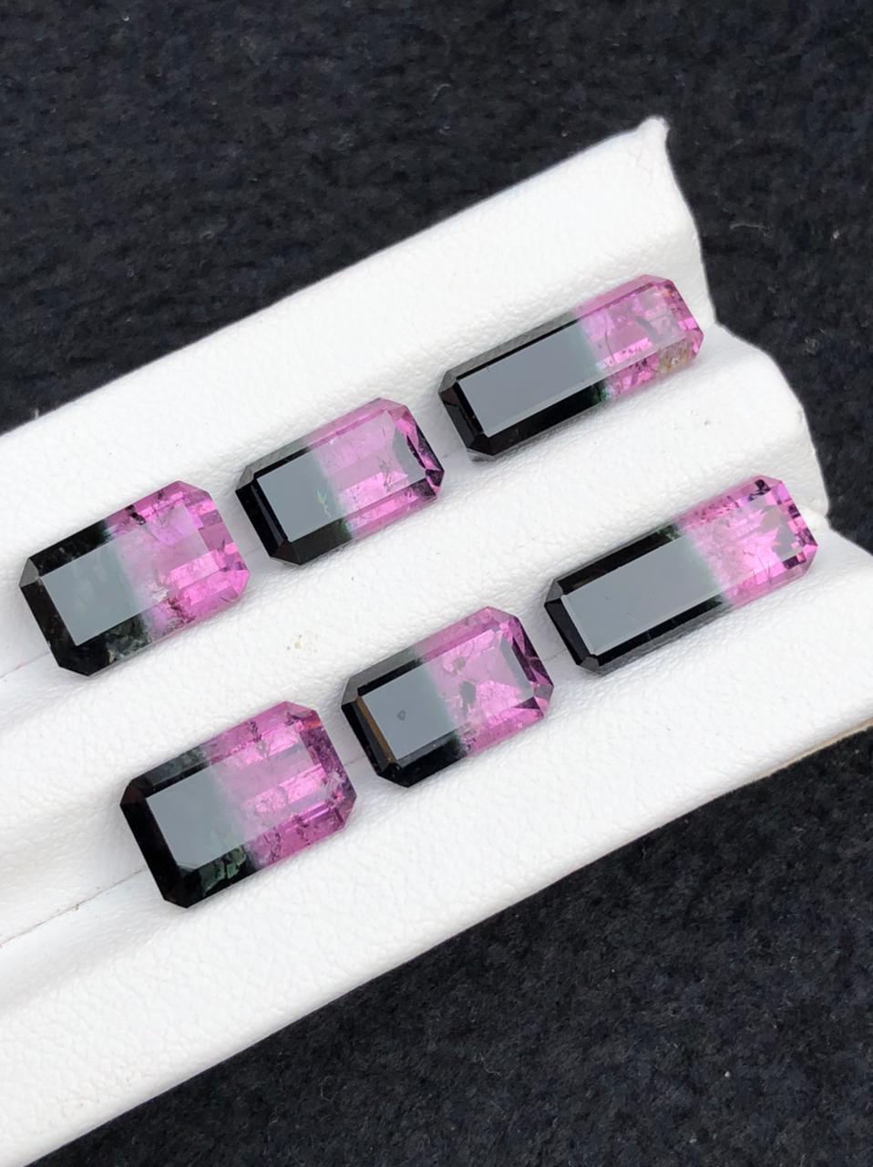 Color tourmaline set total 20 ct