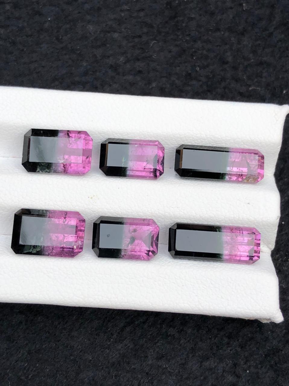 Color tourmaline set total 20 ct
